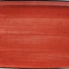 Bonna Aura Passion Moove Platte 23x16cm rot - 12 Stück