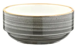 Bonna Aura Space Banquet Stapelschale 6cm, 3cl grau - 24 Stück