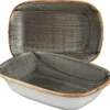 Bonna Aura Space Gourmet Rechteckschale 17x11,5cm grau - 12 Stück