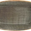 Bonna Aura Space Gourmet Platte oval 24x14cm grau - 12 Stück
