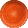 Bonna Aura Terracotta Gourmet Teller flach 25cm orange - 12 Stück