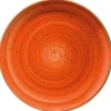 Bonna Aura Terracotta Gourmet Teller flach 30cm orange - 6 Stück
