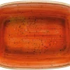 Bonna Aura Terracotta Gourmet Rechteckschale 17x11,5cm orange - 12 Stück