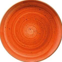 Bonna Aura Terracotta Gourmet Teller flach 27cm orange - 12 Stück