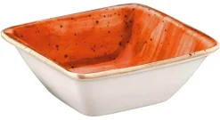 Bonna Aura Terracotta Moove Schale 8x8,5cm orange - 24 Stück