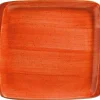 Bonna Aura Terracotta Moove Platte 22x20cm orange - 12 Stück