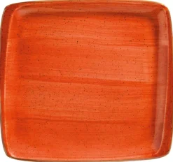 Bonna Aura Terracotta Moove Platte 22x20cm orange - 12 Stück