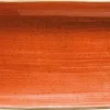 Bonna Aura Terracotta Moove Platte 34x16cm orange - 12 Stück