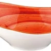 Bonna Aura Terracotta Stream Schale 27x19cm, 75cl orange - 6 Stück