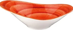Bonna Aura Terracotta Stream Schale 27x19cm, 75cl orange - 6 Stück