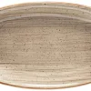 Bonna Aura Terrain Gourmet Platte oval 19x11cm beige - 12 Stück