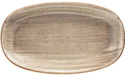 Bonna Aura Terrain Gourmet Platte oval 34x19cm beige - 6 Stück
