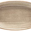 Bonna Aura Terrain Gourmet Platte oval 24x14cm beige - 12 Stück