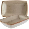 Bonna Aura Terrain Moove Rechteckschale 16x9cm beige - 12 Stück