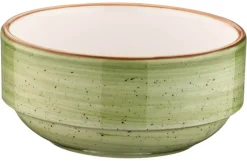 Bonna Aura Therapy Banquet Stapelschale 14cm, 50cl grün - 12 Stück