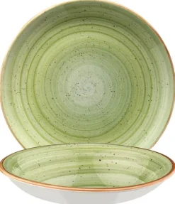 Bonna Aura Therapy Gourmet Teller tief 20cm grün - 12 Stück