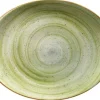 Bonna Aura Therapy Moove Platte oval 31x24cm grün - 6 Stück