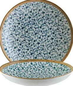 Bonna Calif Bloom Teller tief 25cm blau - 6 Stück