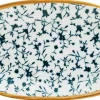 Bonna Calif Gourmet Platte oval 34x19cm blau - 6 Stück