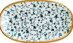 Bonna Calif Gourmet Platte oval 34x19cm blau - 6 Stück