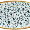 Bonna Calif Gourmet Platte oval 15x8,5cm blau - 12 Stück