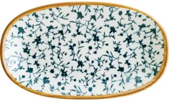 Bonna Calif Gourmet Platte oval 15x8,5cm blau - 12 Stück