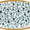 Bonna Calif Gourmet Platte oval 24x14cm blau - 12 Stück