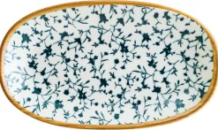 Bonna Calif Gourmet Platte oval 24x14cm blau - 12 Stück