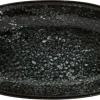 Bonna Cosmos Black Gourmet Platte oval 24x14cm schwarz - 12 Stück