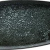 Bonna Cosmos Black Vago Platte oval 36cm schwarz - 12 Stück