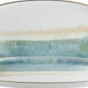 Bonna Fium Hygge Platte oval 30x16cm blau - 6 Stück