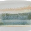 Bonna Fium Hygge Platte tief oval 21x10cm blau - 12 Stück