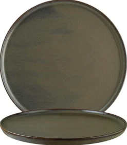 Bonna Gloire Hygge Teller flach 16cm braun - 12 Stück