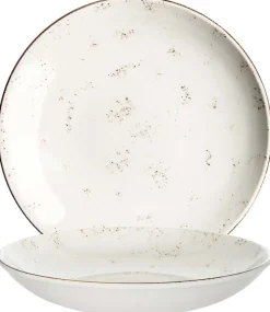 Bonna Grain Bloom Teller tief 25cm creme - 6 Stück