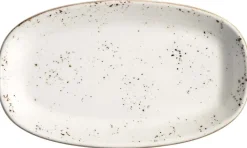Bonna Grain Gourmet Platte oval 34x19cm creme - 6 Stück