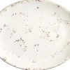 Bonna Grain Moove Platte oval 31x24cm creme - 6 Stück