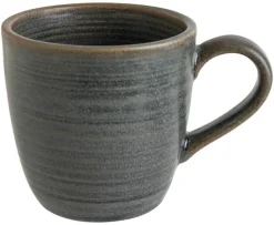 Bonna Hornfels Ripple Bockbecher 32cl grau - 12 Stück