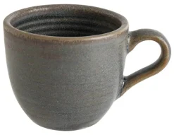 Bonna Hornfels Ripple Obertasse 10cl grau - 6 Stück