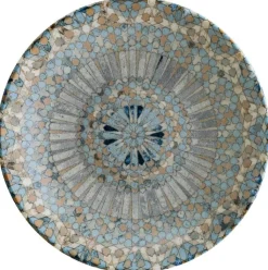 Bonna Luca Mosaic Bloom Teller tief 25cm bunt - 6 Stück