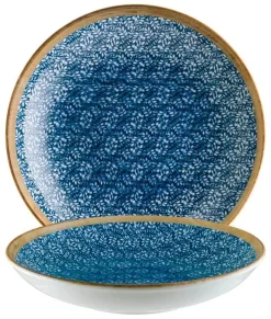 Bonna Lupin Bloom Teller tief 25cm blau - 6 Stück
