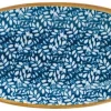 Bonna Lupin Gourmet Platte oval 34x19cm blau - 6 Stück