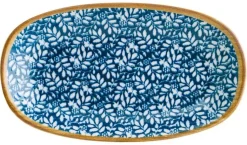 Bonna Lupin Gourmet Platte oval 24x14cm blau - 12 Stück