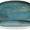 Bonna Madera Mint Gourmet Platte oval 19x11cm blau - 12 Stück
