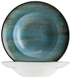 Bonna Madera Mint Gourmet Pastateller 27cm blau - 6 Stück