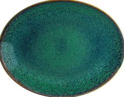 Bonna Ore Mar Moove Platte oval 31x24cm grün - 6 Stück
