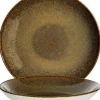 Bonna Ore Tierra Bloom Teller tief 23cm, 100cl braun - 6 Stück