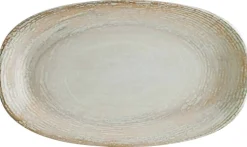 Bonna Patera Gourmet Platte oval 29x17cm beige - 6 Stück