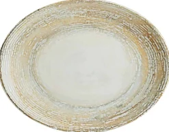 Bonna Patera Moove Platte oval 31x24cm beige - 6 Stück