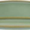 Bonna Sage Hygge Platte tief oval 21x10cm grün - 12 Stück