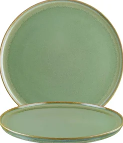 Bonna Sage Hygge Teller flach 22cm grün - 6 Stück